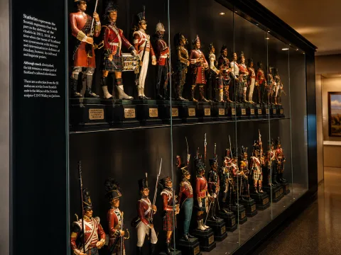 Exhibition of soldier figures from 1813